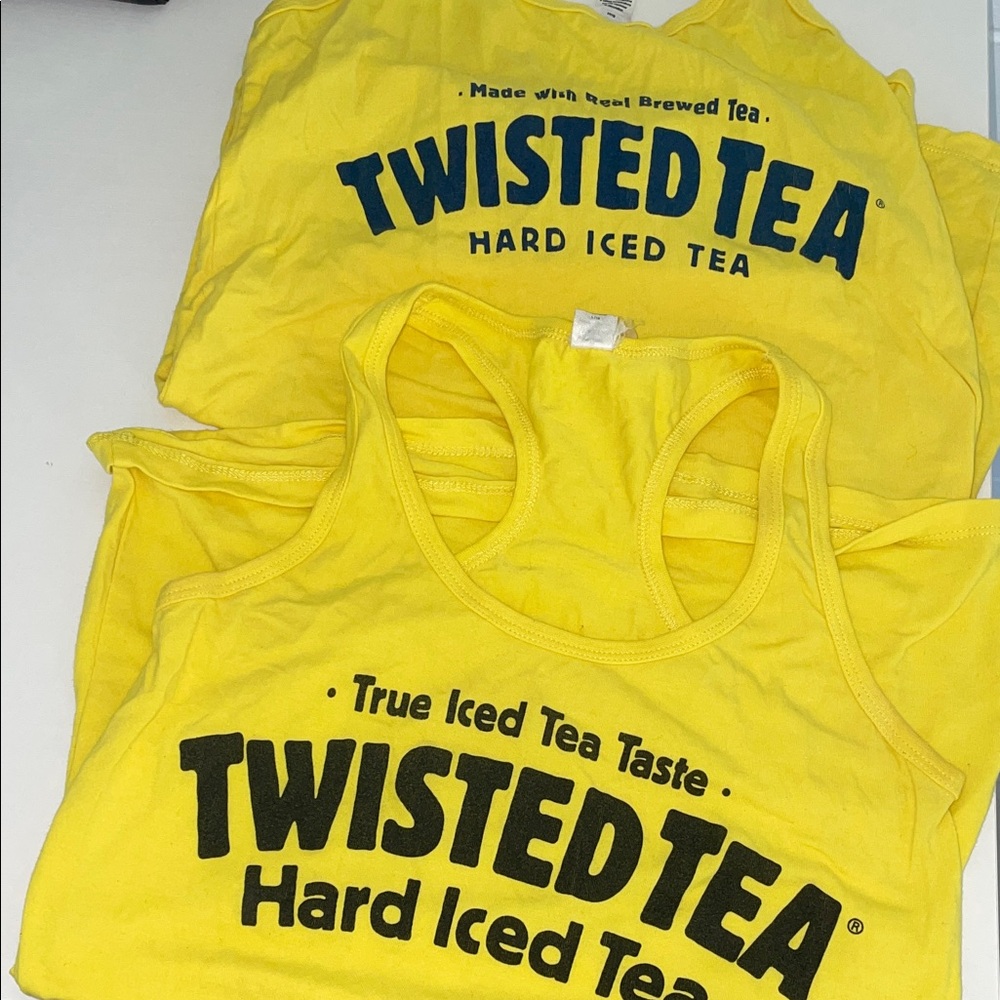 Twisted Tea Yellow Tank Top